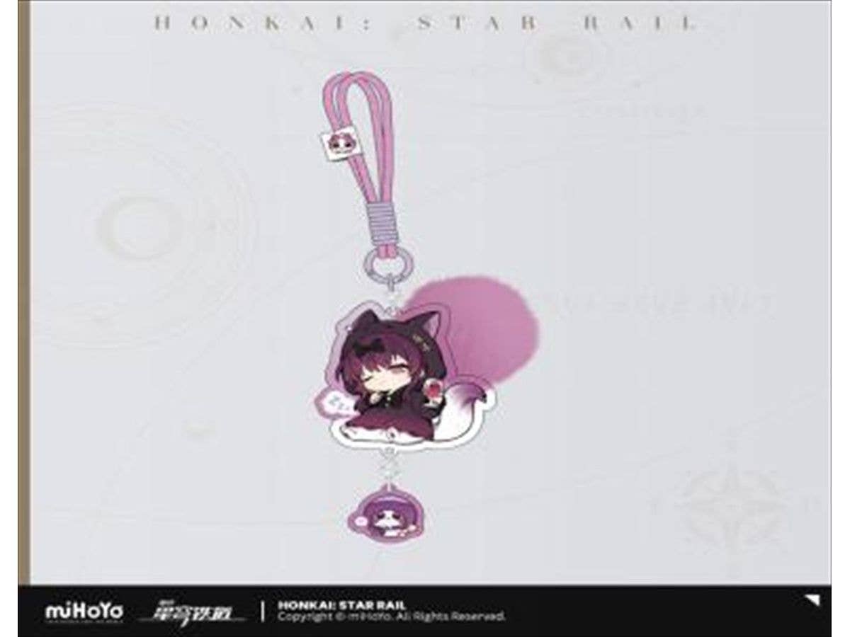 Collapse: Star Rail: Girls' Dormitory Series Chibi Character Acrylic Keychain - Kafka