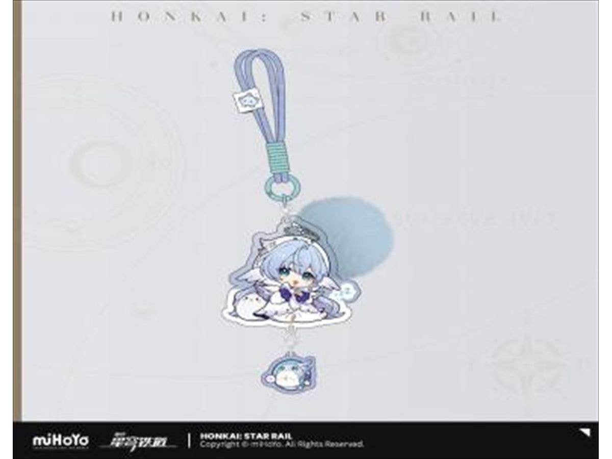 Collapse: Star Rail: Girls' Dormitory Series Chibi Character Acrylic Keychain - Robin