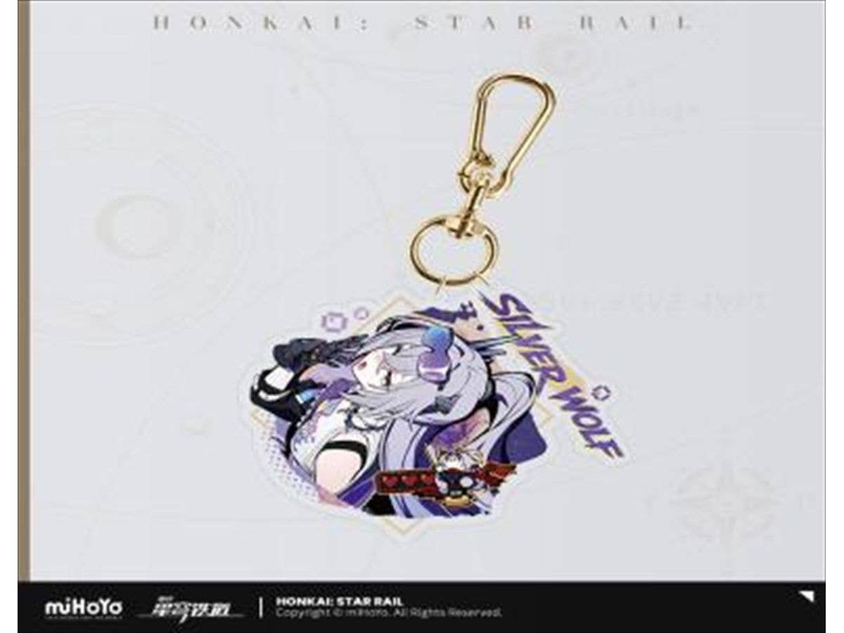 Collapse: Star Rail: Aha All Universe Series Acrylic Keychain - Silver Wolf