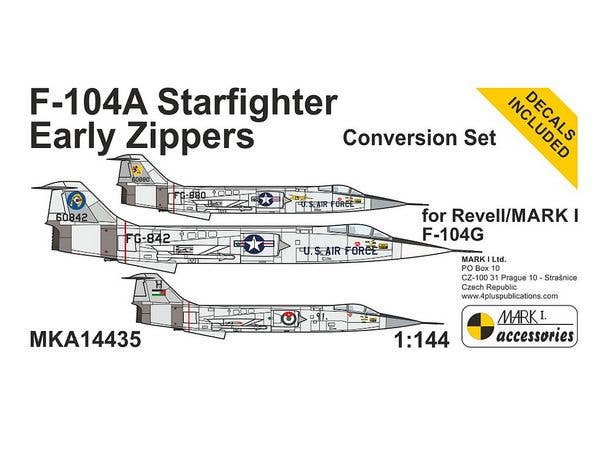 F-104A Early Zippers Conv. set