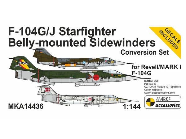 F-104G/J 'Belly-mounted Sidewinders' Conv. set