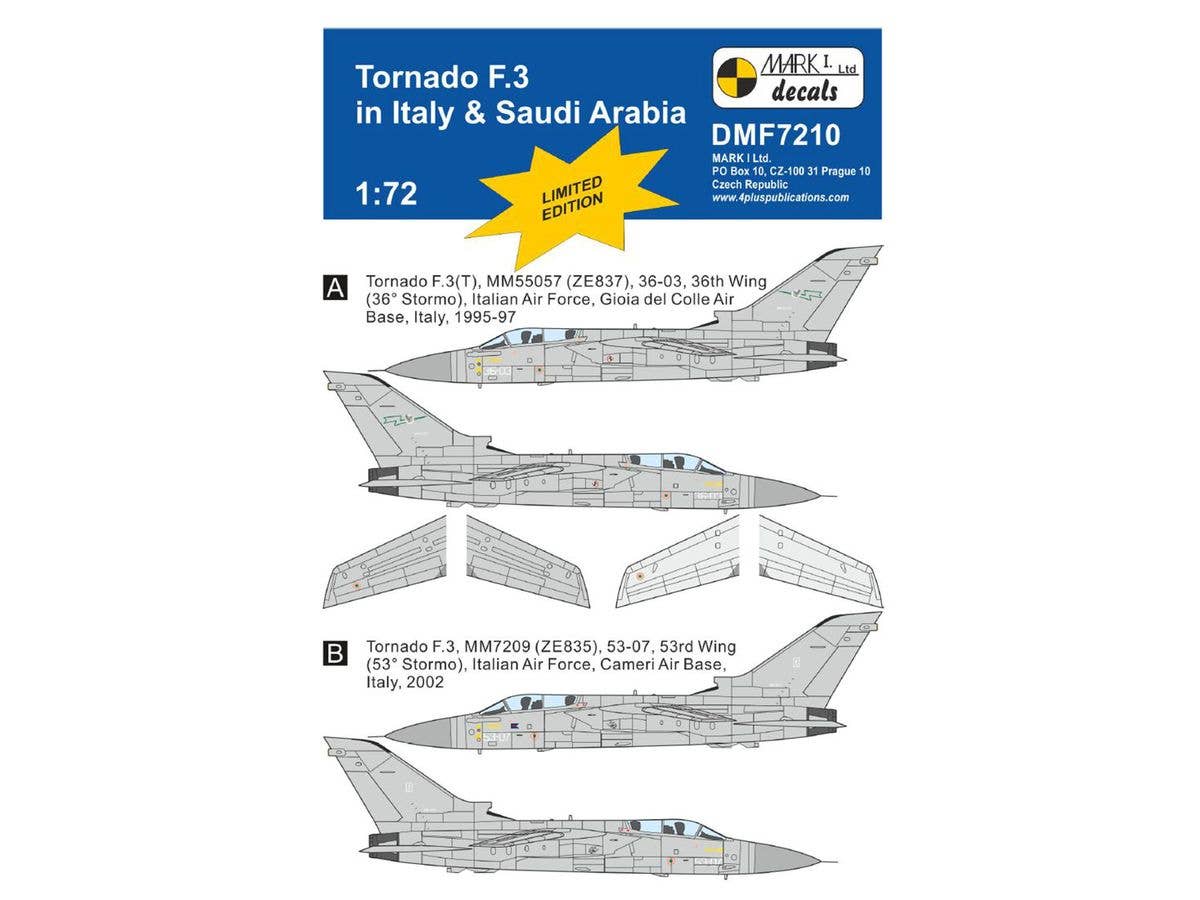 Tornado F.3 in Italian & Saudi Arabian AF