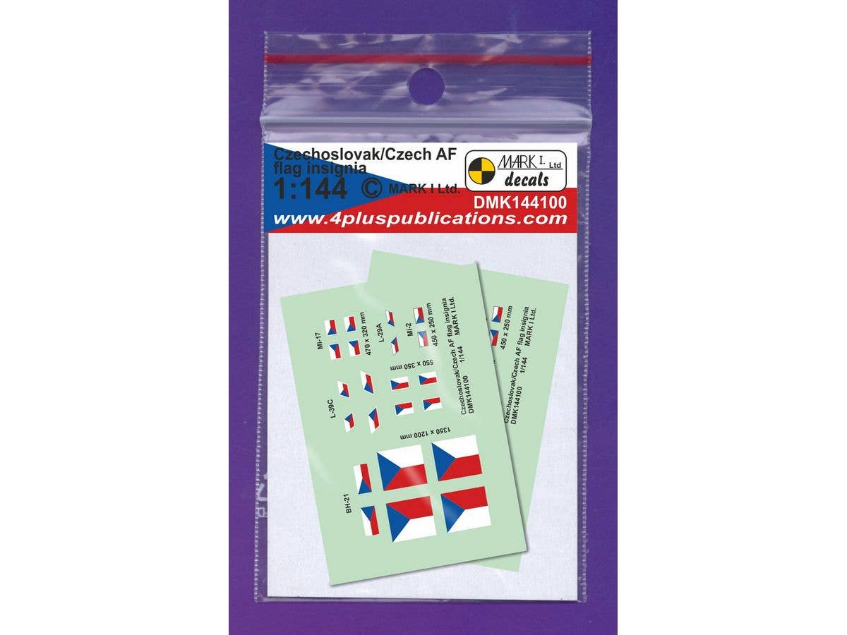 Czechoslovak/Czech AF flag insignia, 2 sets