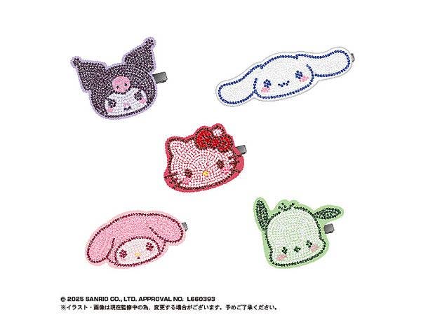 Sanrio Characters: Jewelry Clips: 1Box (30pcs) (5 Types, 6 Each)