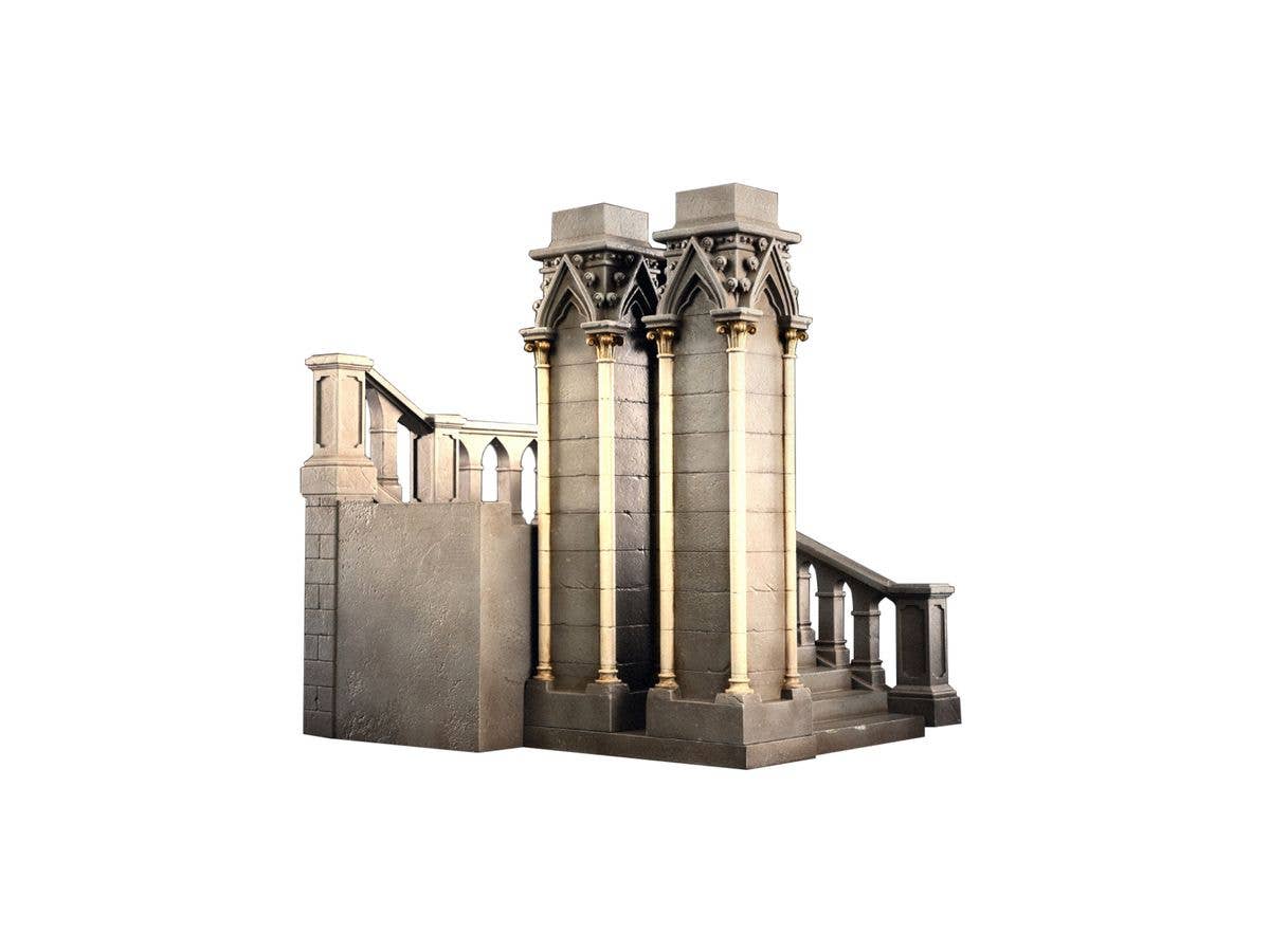 MMM Toys Gothic Cathedral Stairs Diorama