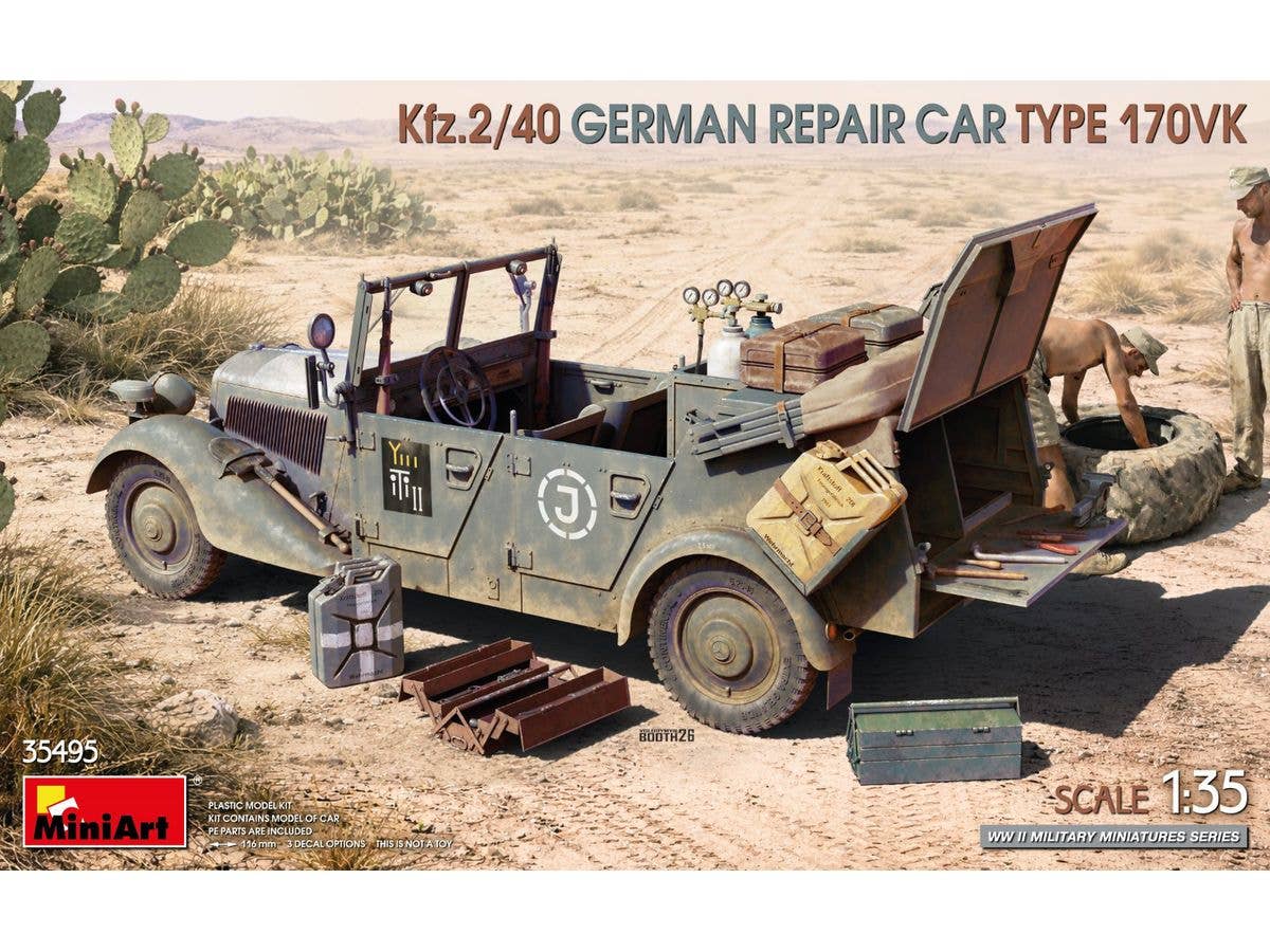 Kfz.2/40 German repair car Type 170VK