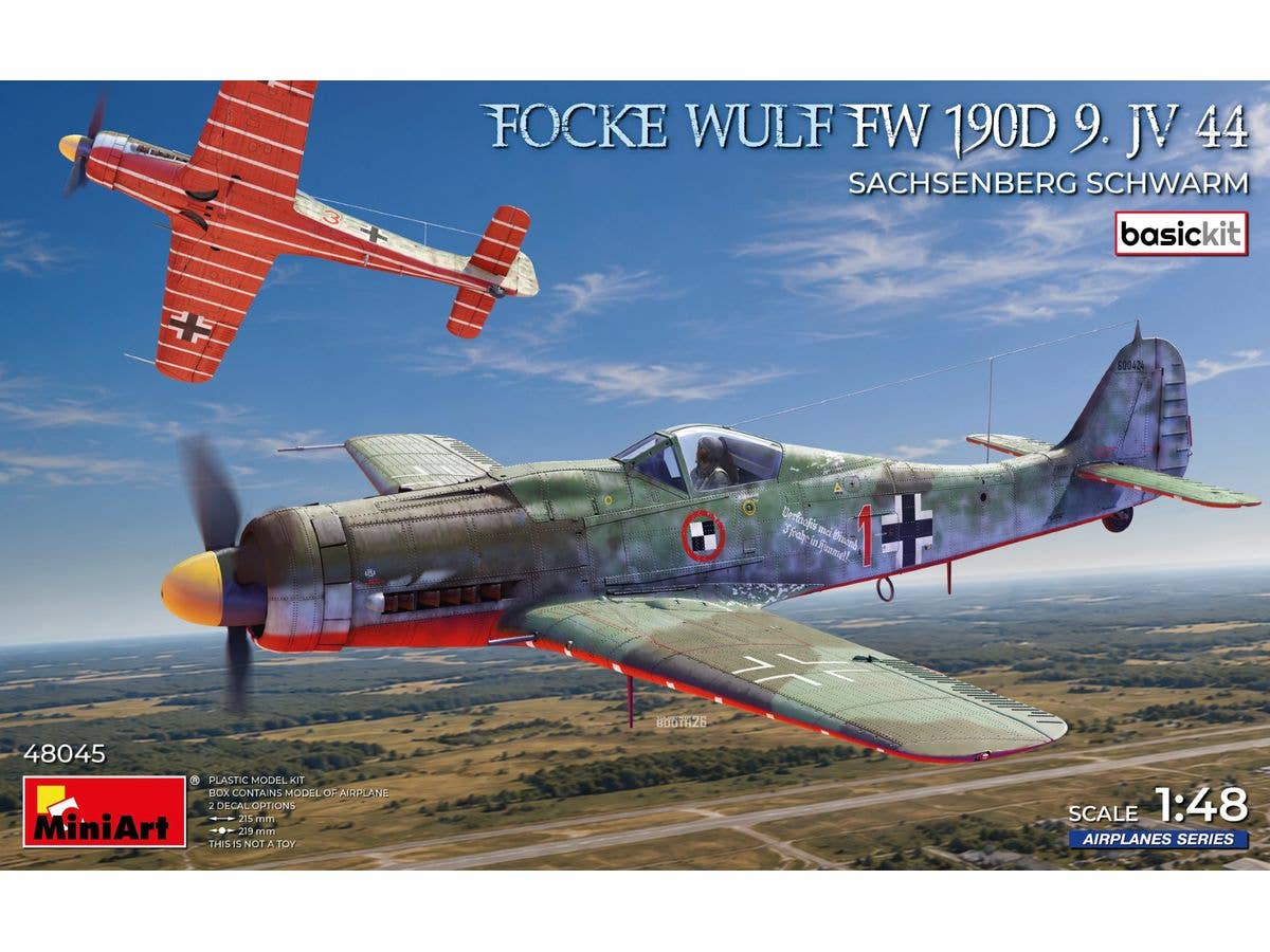 Focke-Wulf Fw 190D-9. JV 44 Sachsenberg Schwarm. Basic Kit.
