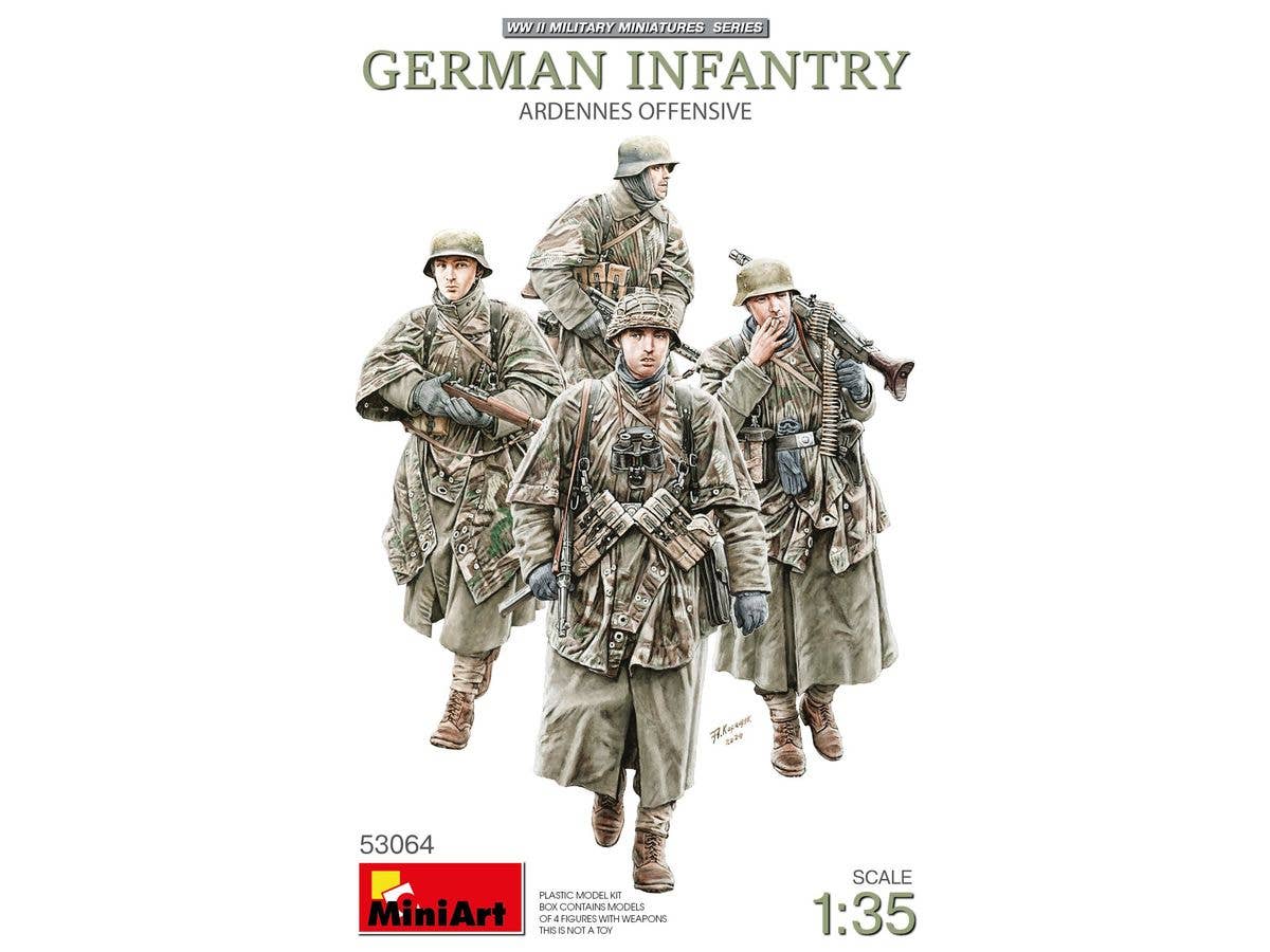 German infantry. Ardennes Offensive