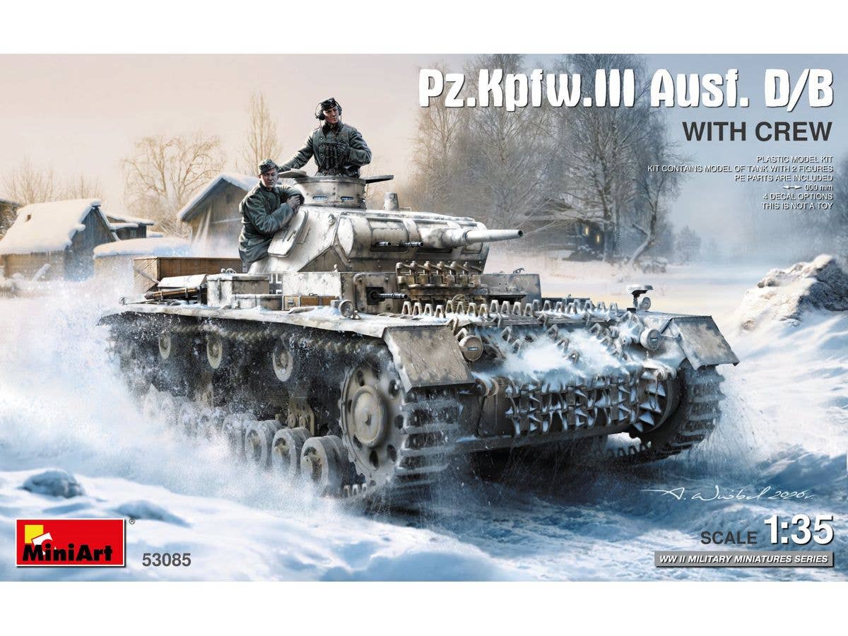 Pz.Kpfw.III Ausf. D/B with Crew