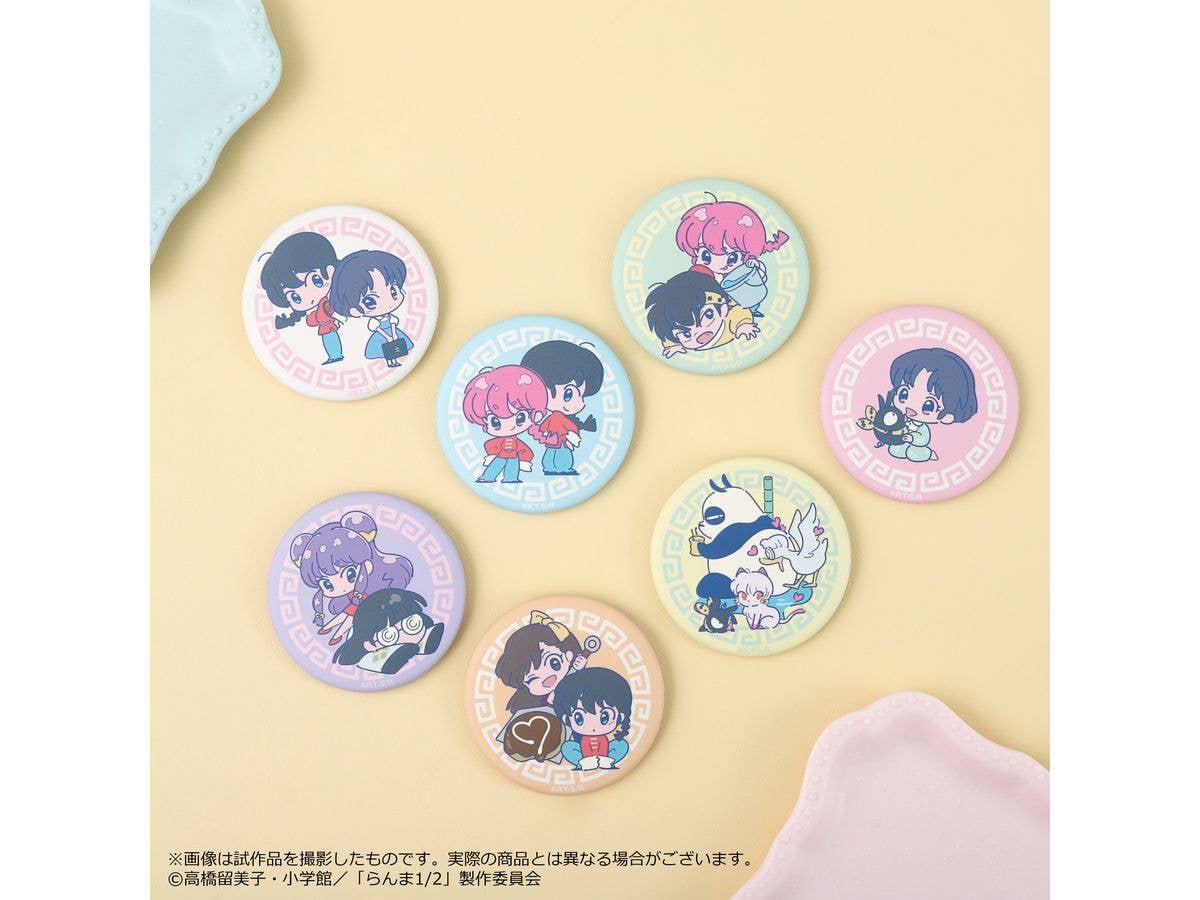 Ranma 1/2: Character Badge Collection 1 Box 7Pcs