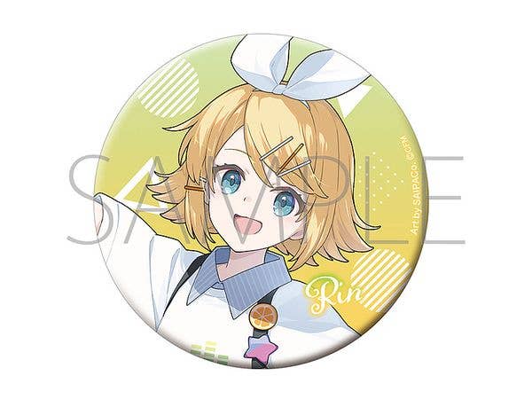 Hatsune Miku: Glitter Can Badge Kagamine Rin