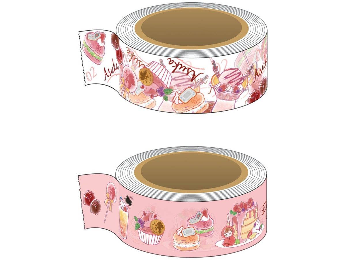 EVANGELION SWEETS COLLECTION Clear Masking Tape Set / ASUKA