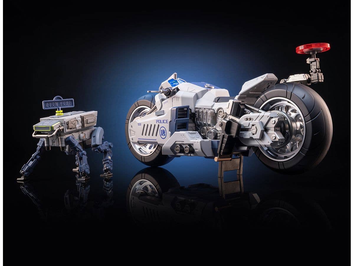 Chang An Wei Mecha / Motorcycle Traffic Police Type Posable Figure