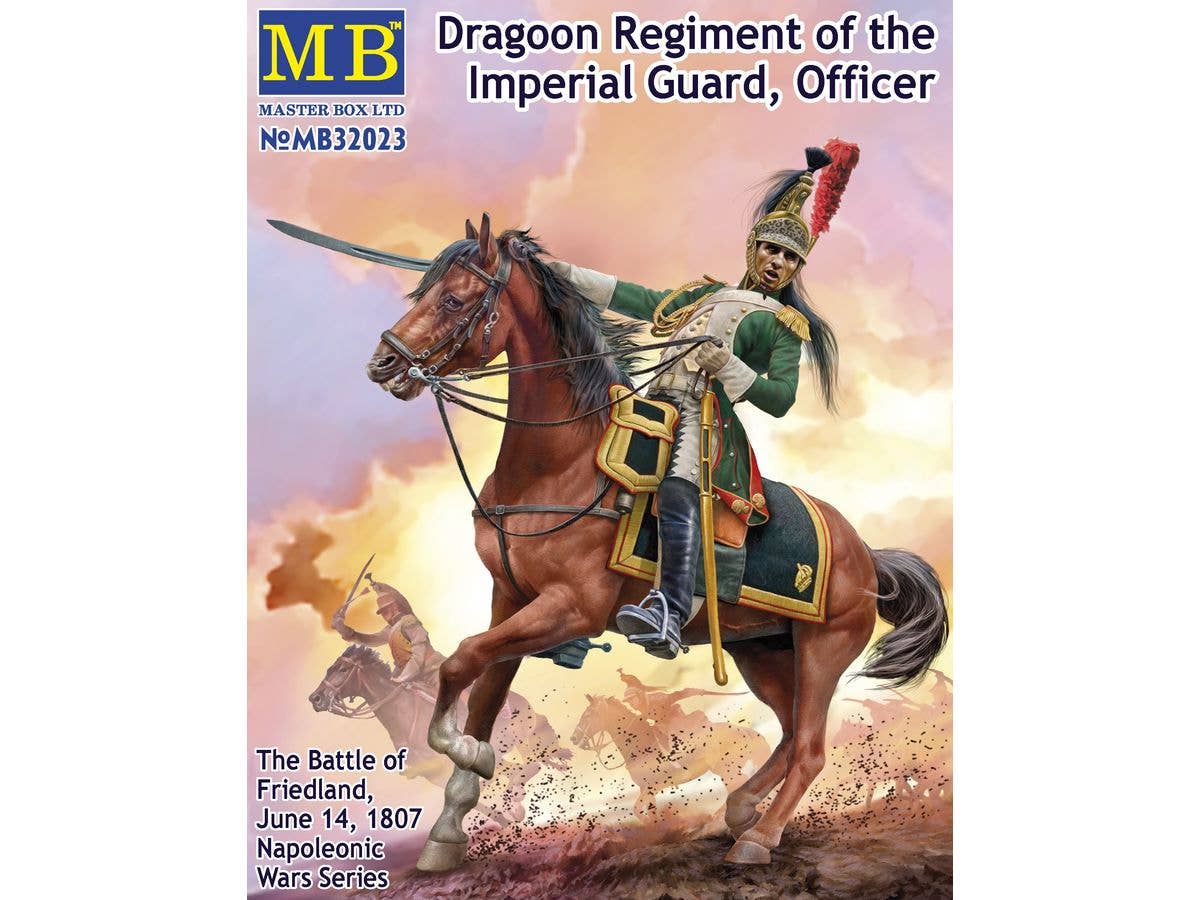 Napoleonic Wars Series. Dragoon Regiment of the Imperial Guard, The Battle of Friedland, June 14, 1807. Officer / Senior Sergeant