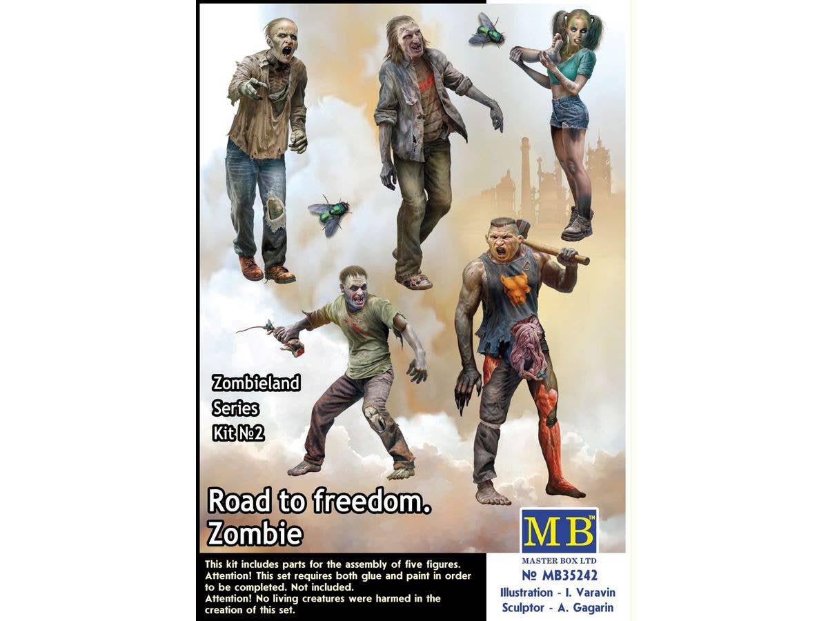 Zombieland Series Kit No. 2 Road to Freedom Zombie (set of 5)