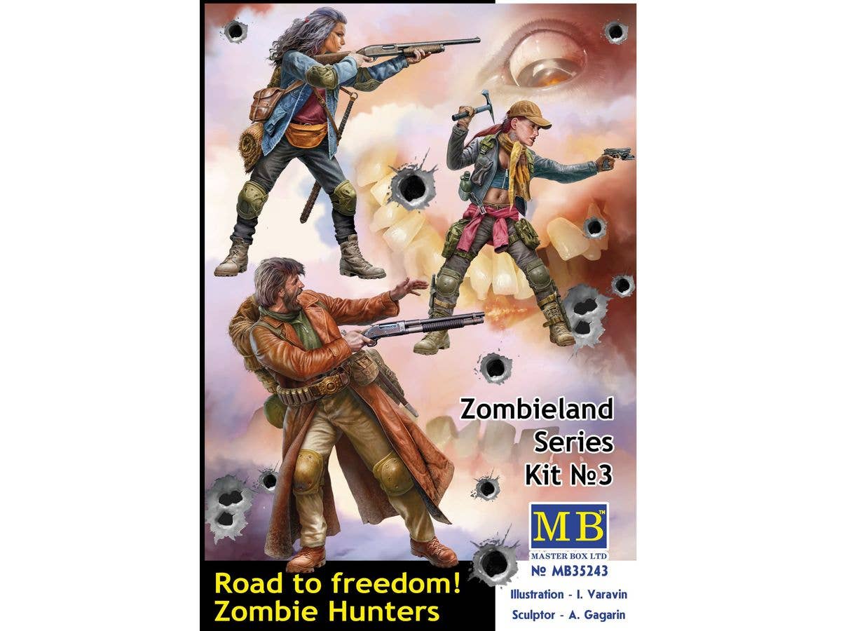 Zombieland series Kit No. 3 Road to Freedom! Zombie Hunters (set of 3)