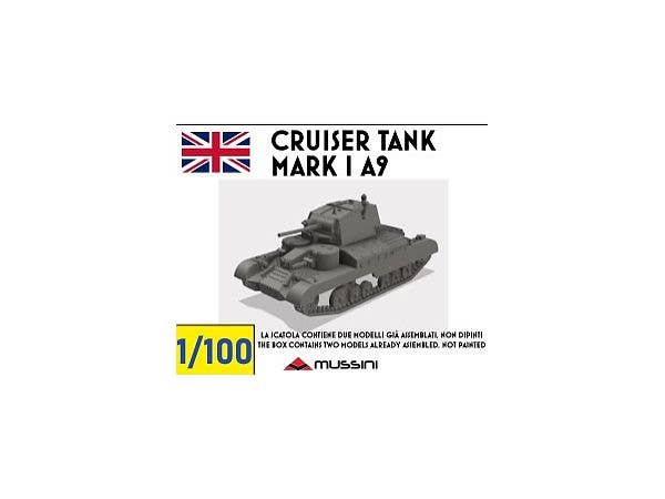 Cruiser tank Mark I A9 (2 pieces)