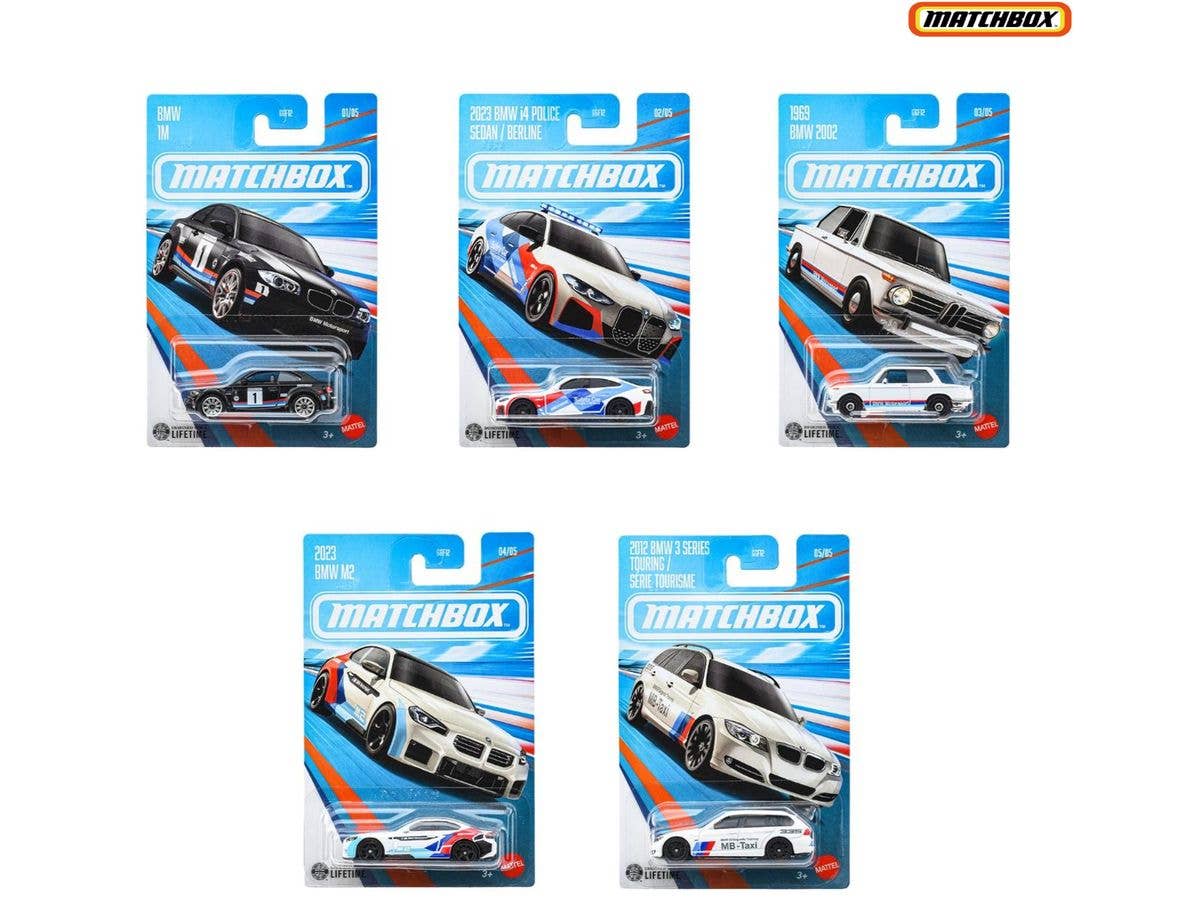 Matchbox Theme Assortment - BMW 1 Box 10pcs