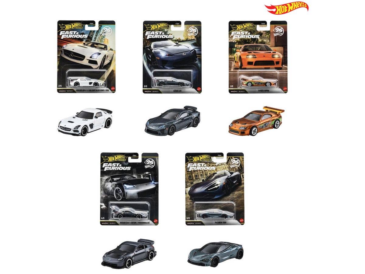Hot Wheels Fast & Furious Premium Assortment 1 Box (10 pieces) (Waiting List)
