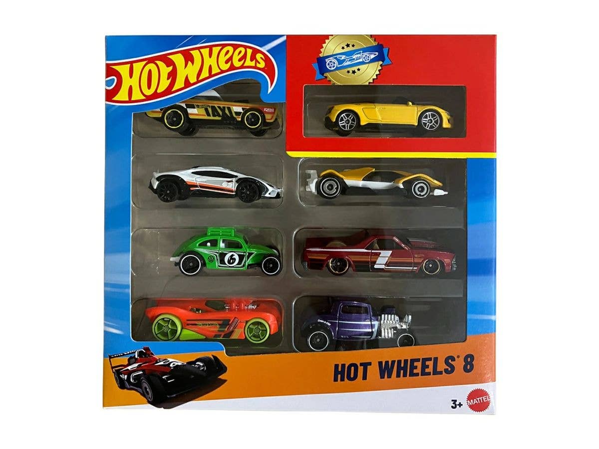 Hot Wheels 8-Car Pack Assortment (Waiting List)