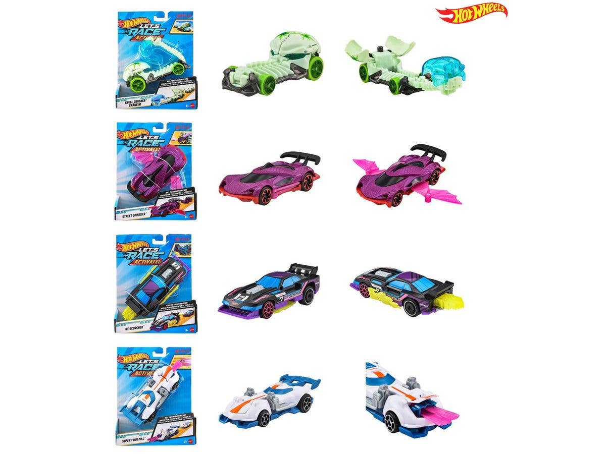 Hot Wheels Race & Go! Assortment 1 Box (4 pieces) (Waiting List)