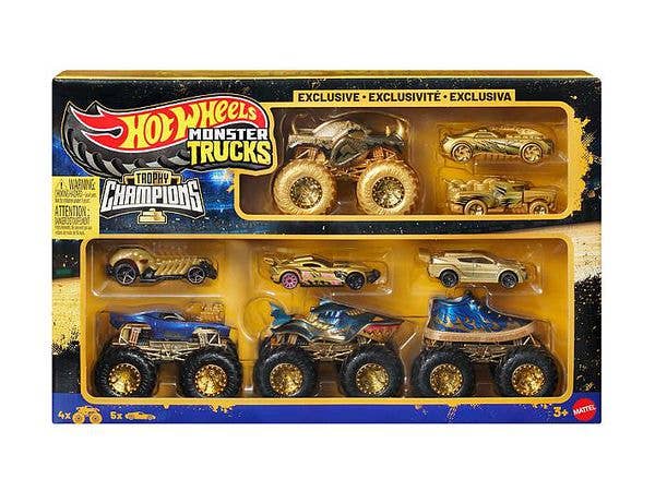 Hot Wheels Monster Trucks Trophy Champion Multipack (Waiting List)