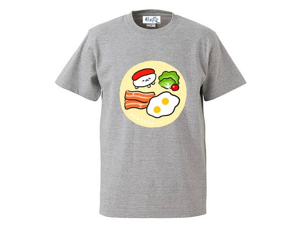 Oshushi Dayo Breakfast T-shirt Gray (XL)