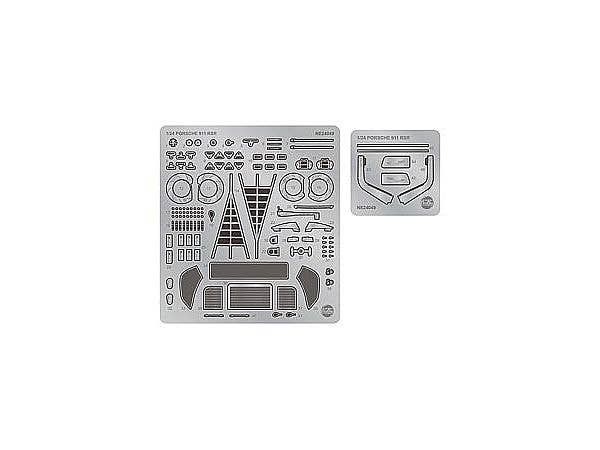Detailed parts for Porsche 911 (Type 991) RSR 2018 Le Mans 24 Hours Race Car Number 91
