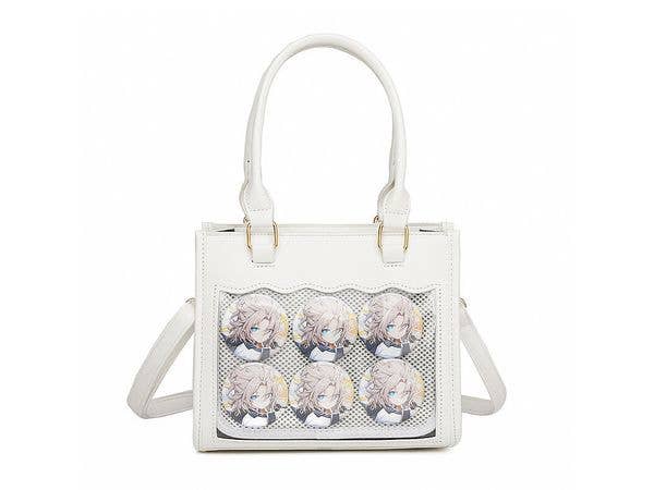 Oshi Katsu: Ita-Bag - 2Way Tote Bag / Shoulder Bag (White)