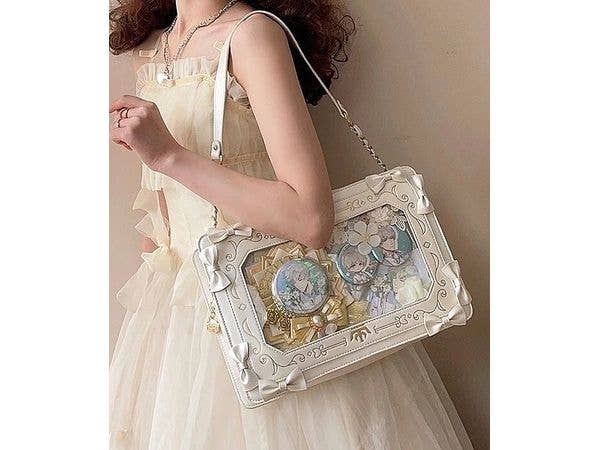 Oshi Katsu: Ita-Bag - Fancy Shoulder Bag with Ribbons (White)