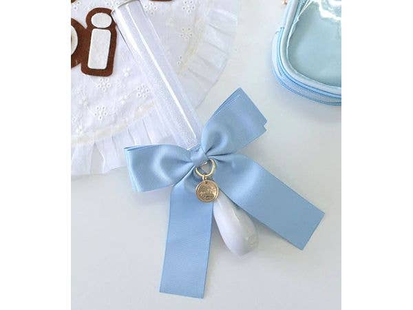 Oshi Katsu: Penlight Ribbon (Round Charm) Light Blue