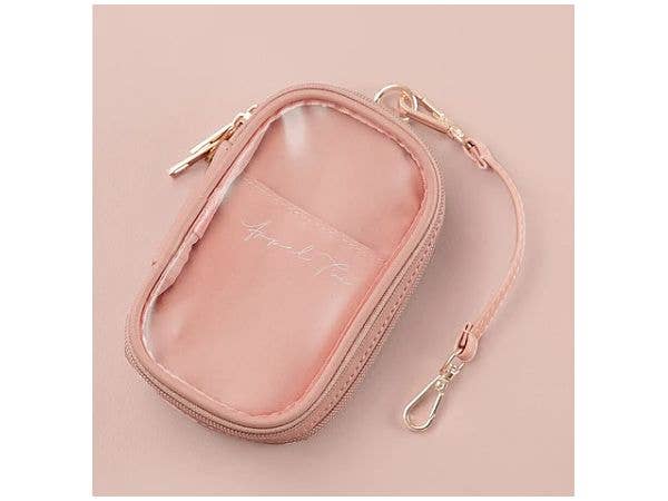 Oshi Katsu: Leather-Like Pouch for Acrylic Stands (Pink)