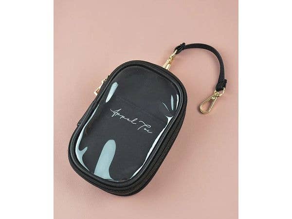 Oshi Katsu: Leather-Like Pouch for Acrylic Stands (Black)