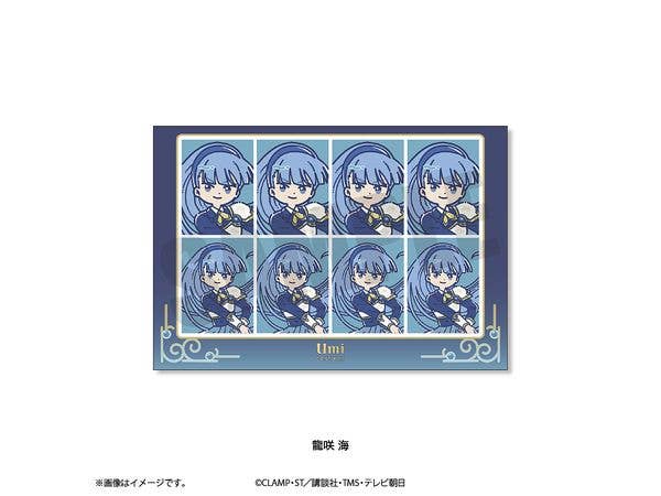 TV Anime Magic Knight Rayearth: Retopopu ID Photo-Style Sticker: Umi Ryuuzaki