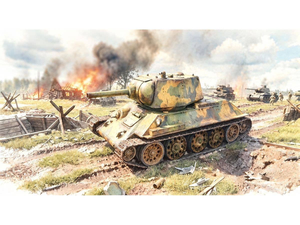 T-34/122 (U-22 Artillery Tank) Factory 8 & Factory 183