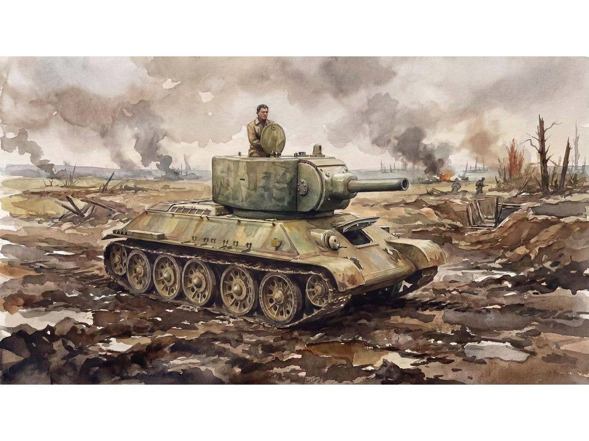 T-34/122 (D Artillery Tank) Factory 183