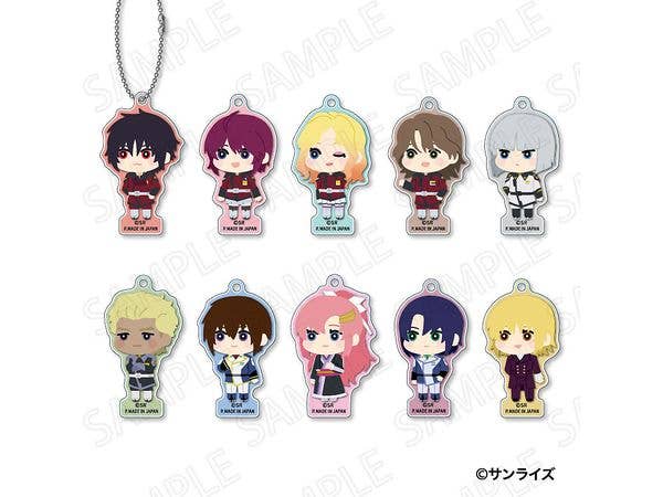 Mobile Suit Gundam SEED FREEDOM ZERO Fluffy Acrylic Keychain 1 Box (10pcs)