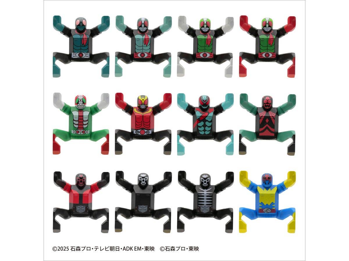 Kamen Rider Series 3D Magnet Figure - Kamen Rider Dice 1 Box (12pcs)
