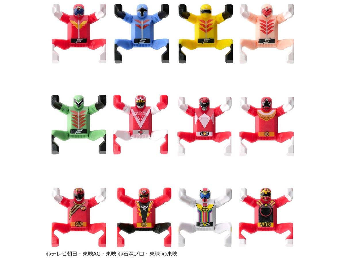 Super Sentai Series 3D Magnet Figures - Super Sentai Dice 1 Box 12pcs