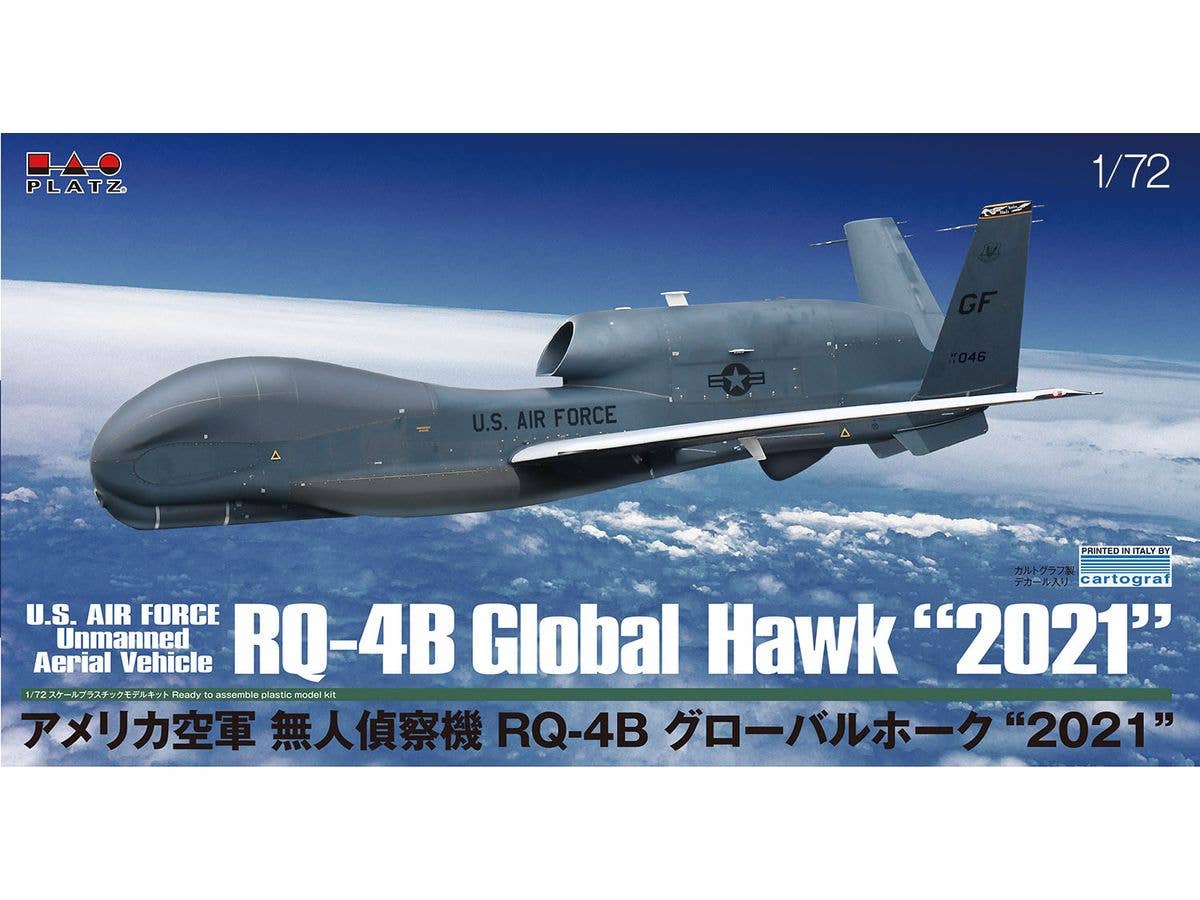U.S. Air Force RQ-4B Global Hawk Unmanned Reconnaissance Aircraft 2021