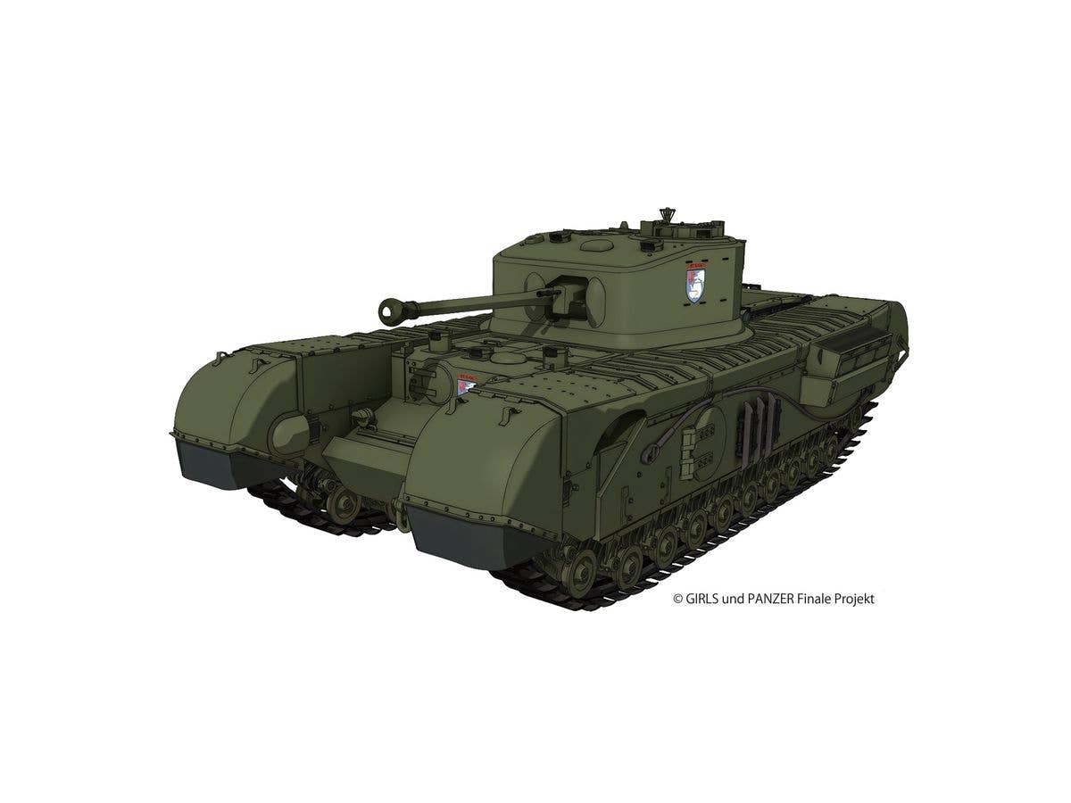 Girls und Panzer das Finale Churchill Mk.VII, Infantry Tank Mk.IV St. Gloriana Girls Academy