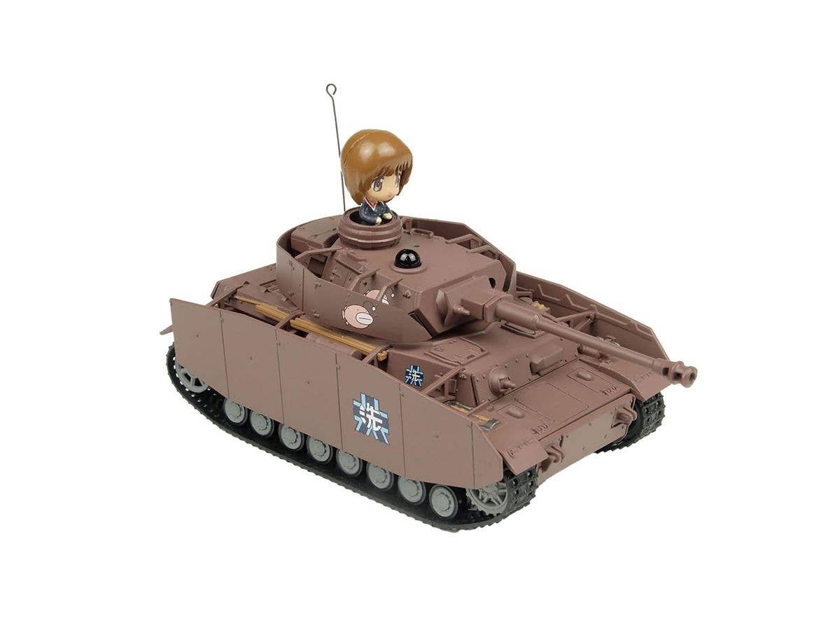 Girls und Panzer RC Battle Tank Road Series Panzer IV Ausf.H (Modified Ausf.D) Anglerfish Team (Vehicle Only Edition)