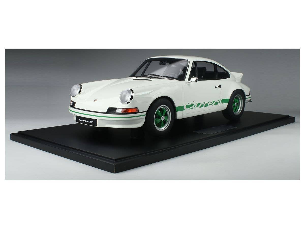 Porsche 911 Carrera RS 2.7 Light Weight White & Green Logo Line