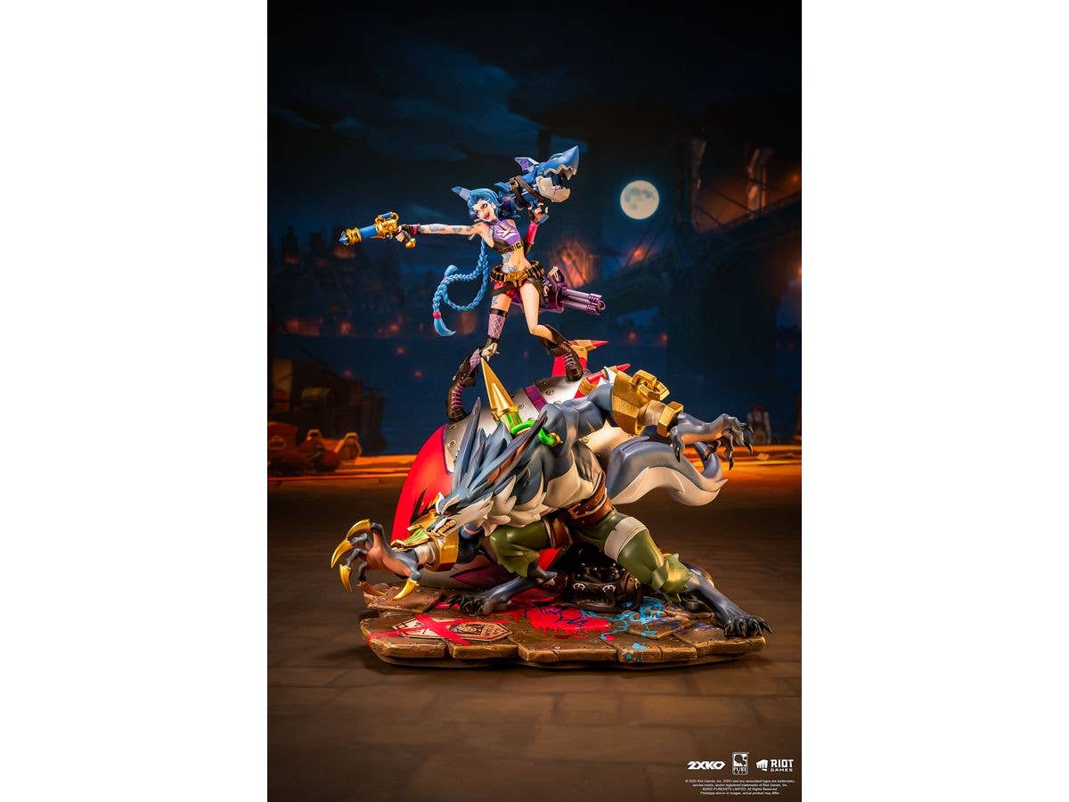 2XKO/ Jinx & Warwick Diorama Statue