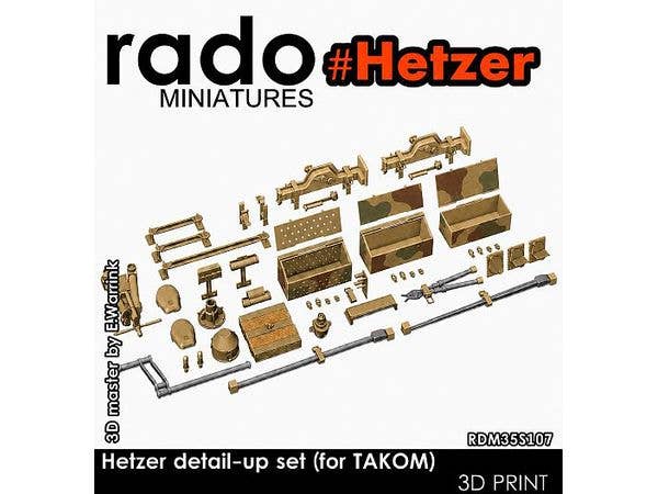 WWII German Jagdpanzer 38(t) Hetzer Detail-Up Set (for Takom Kits)