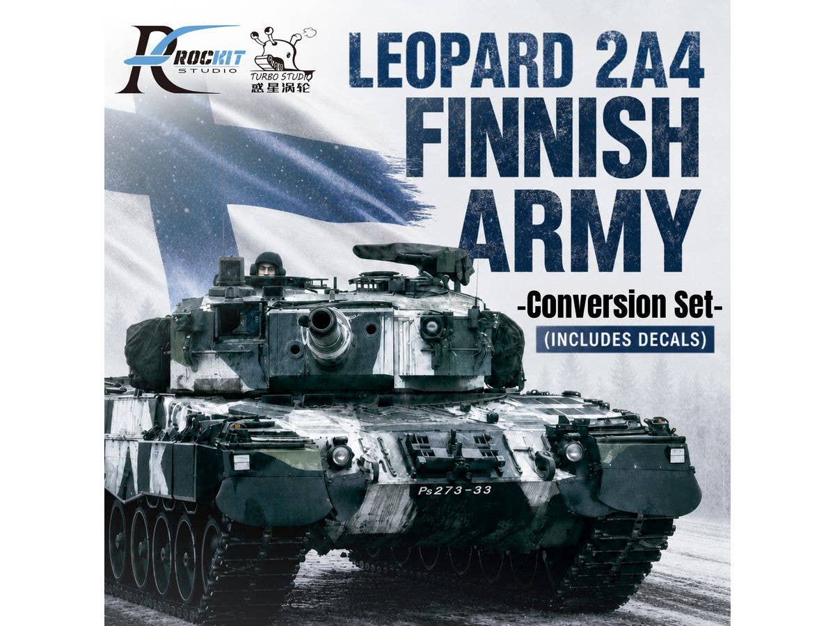 Leopard 2A4 Finnish army conversion set (for Meng Model)