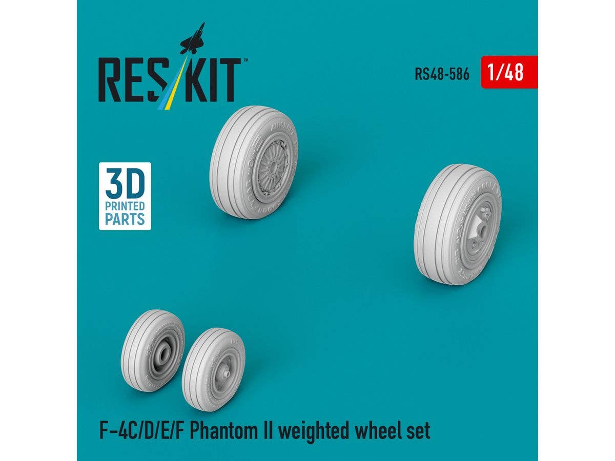 F-4C/D/E/F Phantom II weighted wheel set