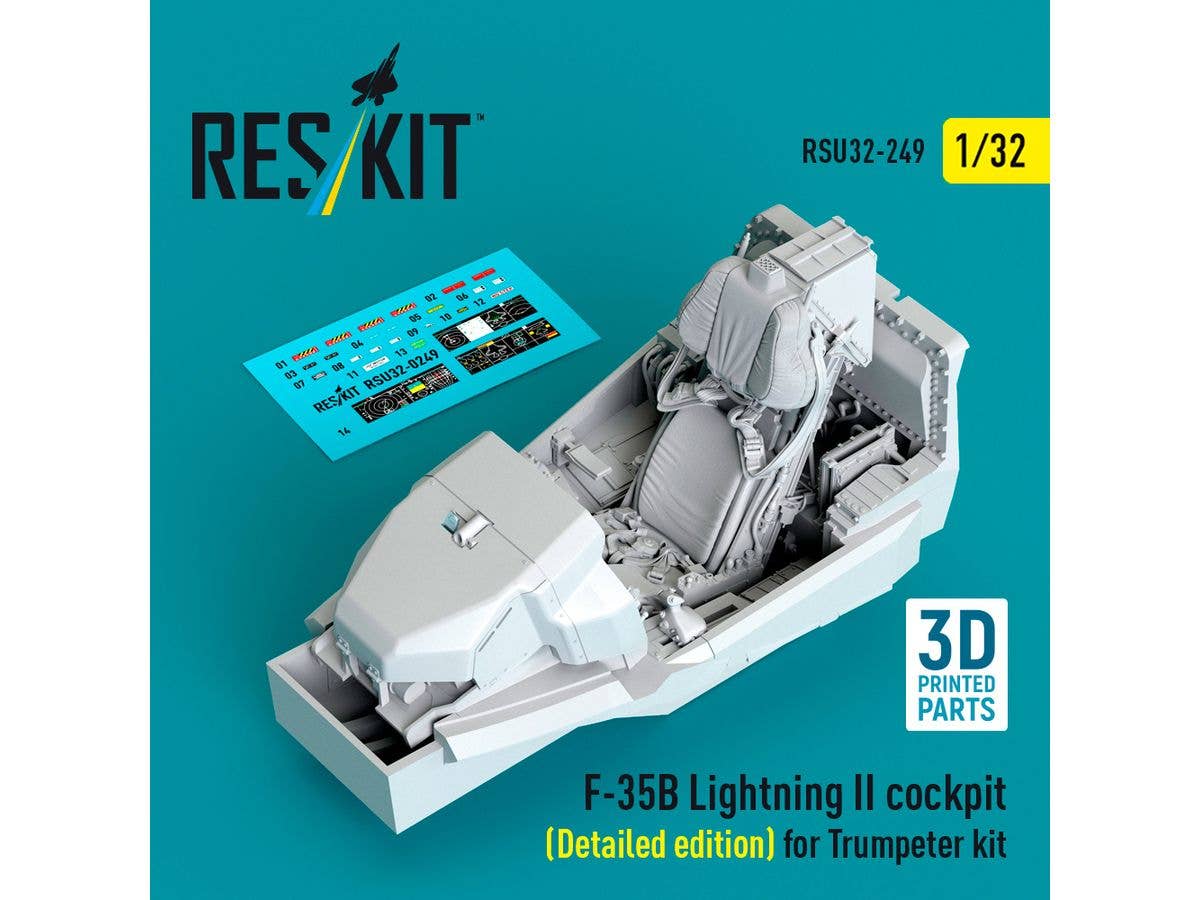 F-35B Lightning II cockpit (Detailed edition) for Trumpeter kit