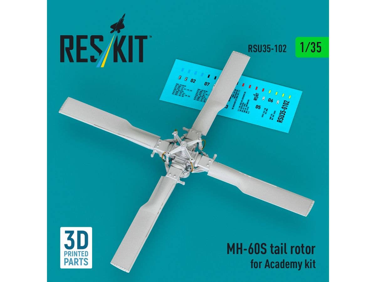 MH-60S tail rotor for Academy kit