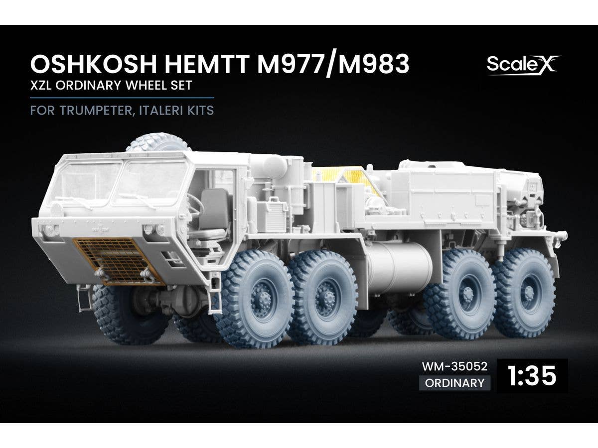 Oshkosh HEMTT M977/M983 XZL Ordinary wheel set (for Trumpeter, Italeri)